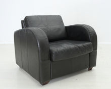 Lataa kuva Galleria-katseluun, Antiikkinahkainen nojatuoli