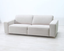 Lataa kuva Galleria-katseluun, Asko Mykonos 3-istuttava kangassohva vaaleanharmaa