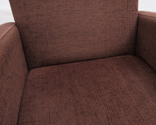 Lataa kuva Galleria-katseluun, Asko nojatuoli rahilla tummanruskea