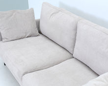 Lataa kuva Galleria-katseluun, Asko Sofia 2-istuttava kangassohva beige