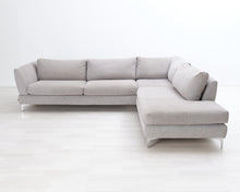 Lataa kuva Galleria-katseluun, Asko 4-istuttava divaanisohva vaaleanharmaa