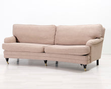 Lataa kuva Galleria-katseluun, 3-istuttava kangassohva beige