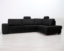 Lataa kuva Galleria-katseluun, 5-istuttava kulmasohva tummanharmaa