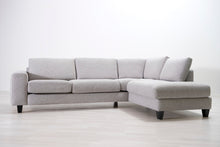 Lataa kuva Galleria-katseluun, 4-istuttava avokulmasohva harmaa