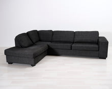 Lataa kuva Galleria-katseluun, 4-istuttava kulmasohva harmaa