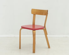 Lataa kuva Galleria-katseluun, Artek 66 ruokatuoli punainen