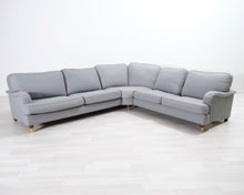 Lataa kuva Galleria-katseluun, 6-istuttava kulmasohva harmaa