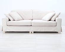 Lataa kuva Galleria-katseluun, Asko 3-istuttava kangassohva beige