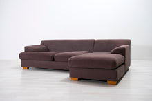 Lataa kuva Galleria-katseluun, 3-istuttava divaanisohva ruskea