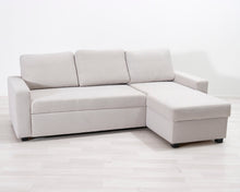 Lataa kuva Galleria-katseluun, 3-istuttava vuodesohva vaaleanharmaa