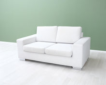 Lataa kuva Galleria-katseluun, Asko 2-istuttava kangassohva vaaleanharmaa