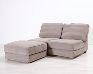Mio 2-istuttava moduulisohva beige
