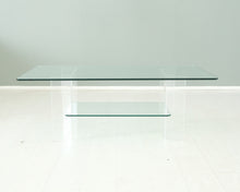 Lataa kuva Galleria-katseluun, Italialainen lasinen sohvapöytä
