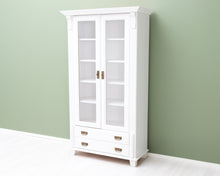 Lataa kuva Galleria-katseluun, Astiakaappi valkoinen
