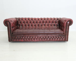 Chesterfield englantilainen nahkasohva
