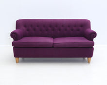 Lataa kuva Galleria-katseluun, 60-luvun vintage sohva violetti
