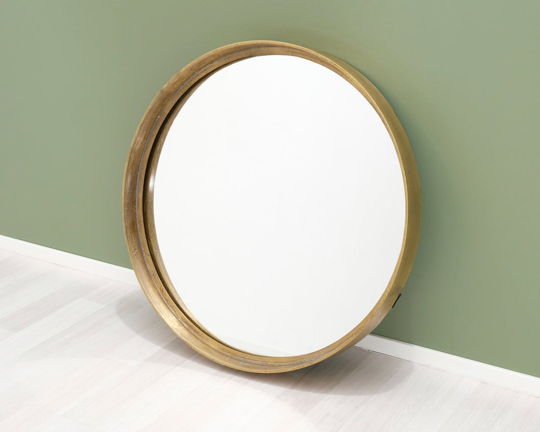 Artwood Dino peili Ø80 cm kultainen