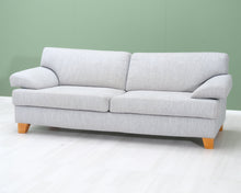 Lataa kuva Galleria-katseluun, Asko Florence 3-istuttava kangassohva vaaleanharmaa
