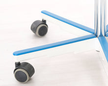 Lataa kuva Galleria-katseluun, Avarte Yrjö Kukkapuro toimistotuoli sinisillä käsinojilla
