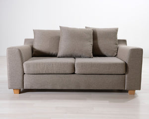 2-istuttava kangassohva beige