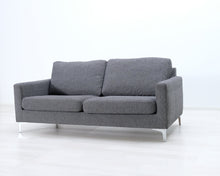 Lataa kuva Galleria-katseluun, Asko AVEC S 2,5-istuttava kangassohva harmaa
