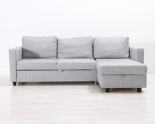 Lataa kuva Galleria-katseluun, 3-istuttava vuodesohva harmaa
