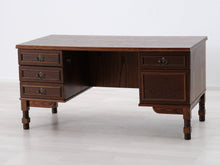 Lataa kuva Galleria-katseluun, Antiikkinen täyspuinen kirjoituspöytä
