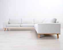 Lataa kuva Galleria-katseluun, 6-istuttava kulmasohva vaaleanharmaa
