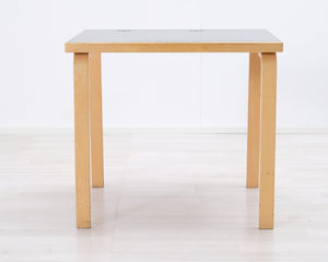 Artek pöytä 70 x 80 cm koivu / vihreä