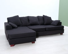 Lataa kuva Galleria-katseluun, 4-istuttava divaanisohva tummanharmaa
