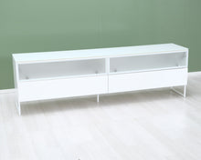 Lataa kuva Galleria-katseluun, TV-taso valkoinen
