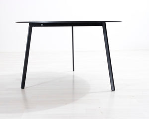 Magis Striped Tavolo ruokapöytä ø 120 cm musta