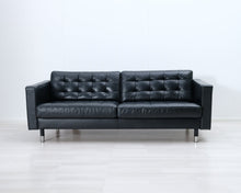 Lataa kuva Galleria-katseluun, IKEA Landskrona 3-istuttava sohva musta
