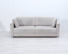 Lataa kuva Galleria-katseluun, Asko Torino 3-istuttava vuodesohva vaaleanharmaa
