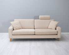 Lataa kuva Galleria-katseluun, Adea 3-istuttava sohva beige
