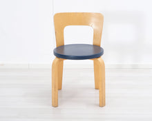 Lataa kuva Galleria-katseluun, Artek N65 lastentuoli koivu / tummansininen
