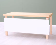 Lataa kuva Galleria-katseluun, Artek työpöytä 60 x 150 cm koivu / valkoinen
