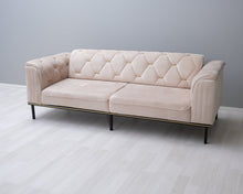 Lataa kuva Galleria-katseluun, 3-istuttava kangassohva beige
