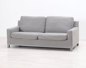 HT Collection 3-istuttava kangassohva harmaa