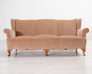 3-istuttava kangassohva beige