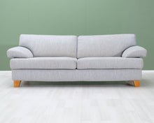 Lataa kuva Galleria-katseluun, Asko Florence 3-istuttava kangassohva vaaleanharmaa
