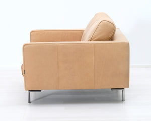 Furninova nahkanojatuoli beige