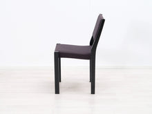 Lataa kuva Galleria-katseluun, Artek 611 ruokatuoli mustalla tekstiiliverhoilulla
