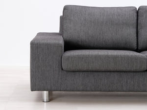 Asko 2,5-istuttava kangassohva harmaa