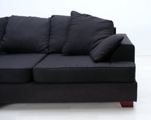 Lataa kuva Galleria-katseluun, 4-istuttava divaanisohva tummanharmaa
