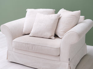 Furninova kangasnojatuoli beige