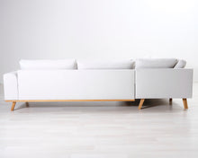 Lataa kuva Galleria-katseluun, 6-istuttava kulmasohva vaaleanharmaa
