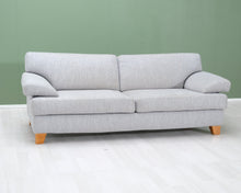 Lataa kuva Galleria-katseluun, Asko Florence 3-istuttava kangassohva vaaleanharmaa
