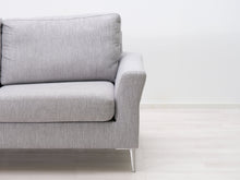 Lataa kuva Galleria-katseluun, Asko 2,5-istuttava kangassohva harmaa

