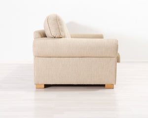 3-istuttava kangassohva beige